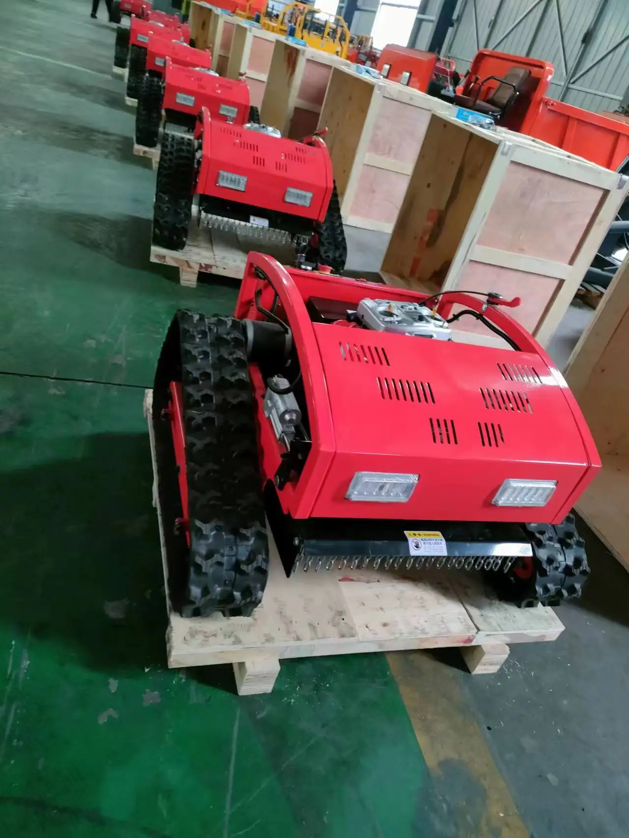 New Petrol Remote Control Lawn Mower Robot