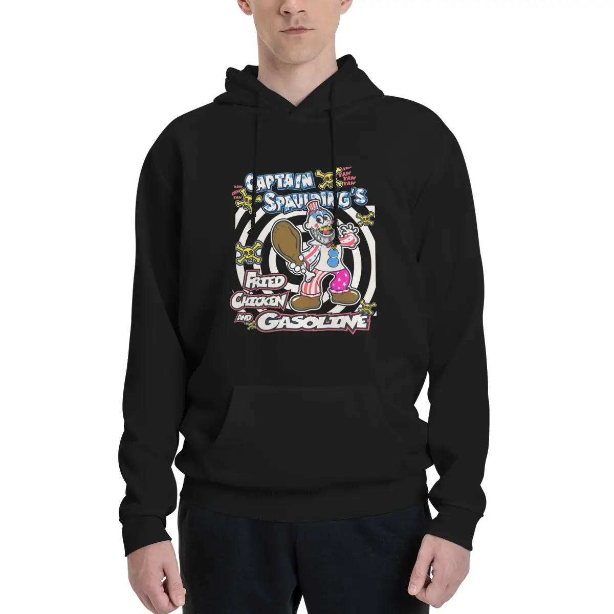 The House Of 1000 Corpses Mystery Revealed Couples Plus Velvet Hooded Sweater Funny Graphic High grade Home Sexy With hood