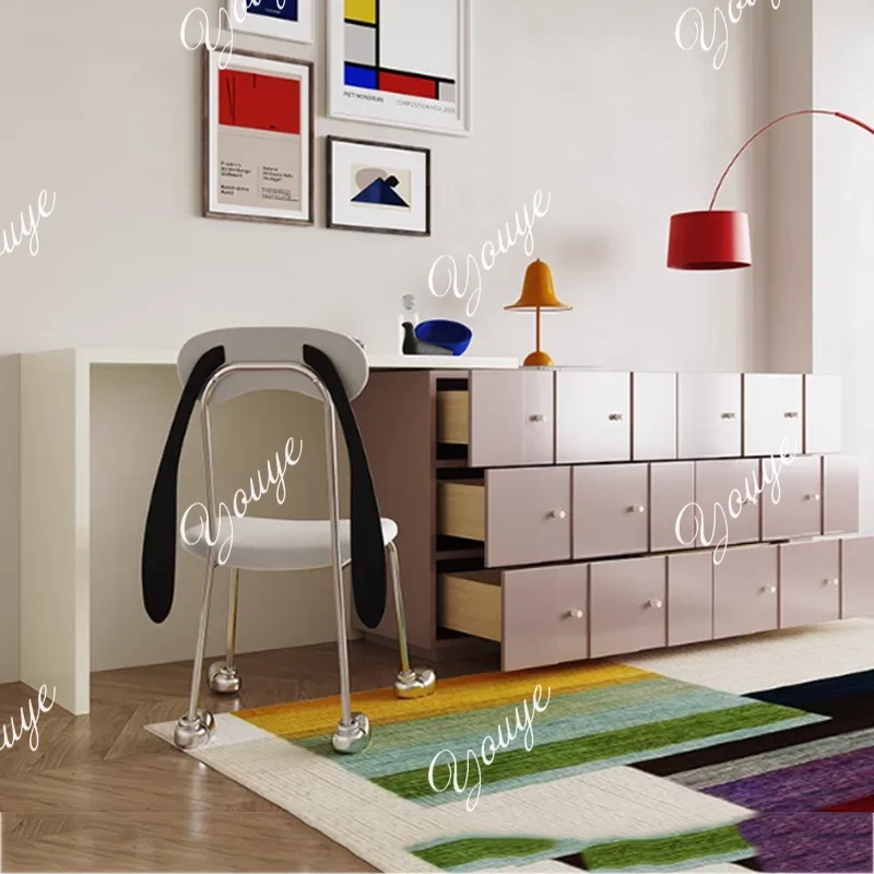 Organizador de Cajones para Tocador, Mueble de Almacenamiento de Madera de Lujo, Cómoda de Maquillaje, Gabinete de Cajones, Coiffeuse de Chambre