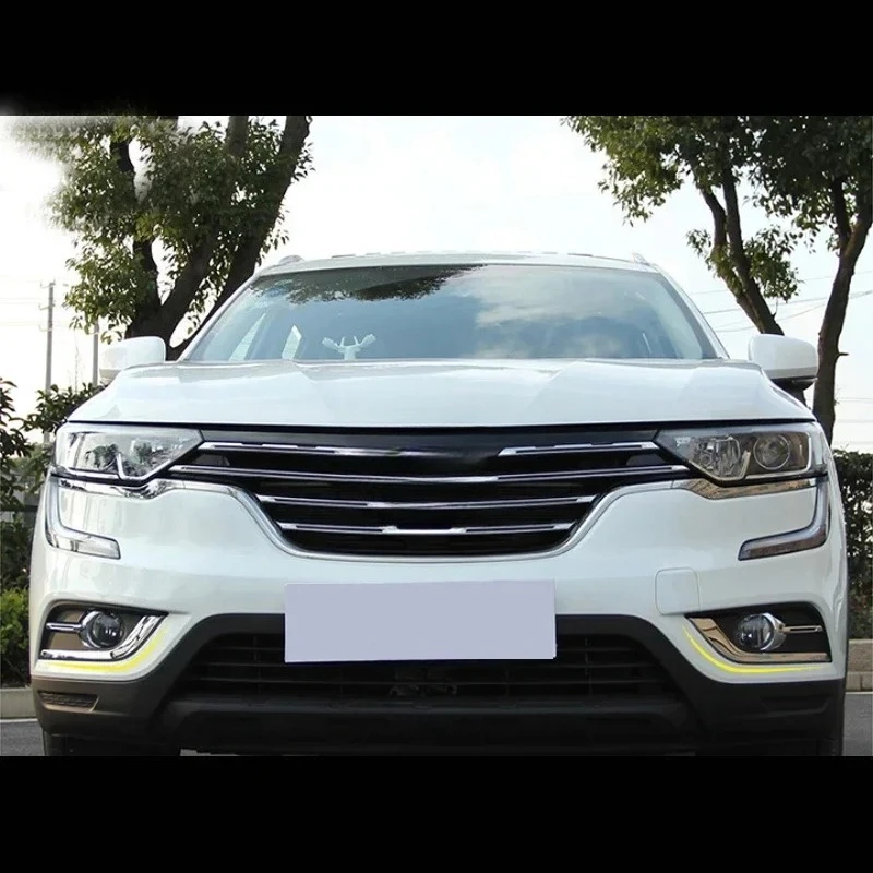 

Хромированный стиль, крышка передней противотуманной фары из АБС-пластика для Samsung QM6 2017 2018 2019 2020, аксессуары, декоративная наклейка для Renault Koleos