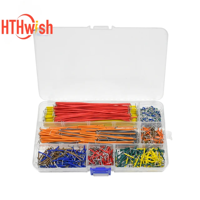 140-840Pcs Preformed Breadboard Jumper Wire Kit 14 Lengths Assorted for Breadboard Prototyping Circuits DIY Electronic Kit 140-840Pcs Preformed Breadboard Jumper Wire Kit 14 Lengths Assorted for Breadboard Prototyping Circuits DIY Electronic Kit