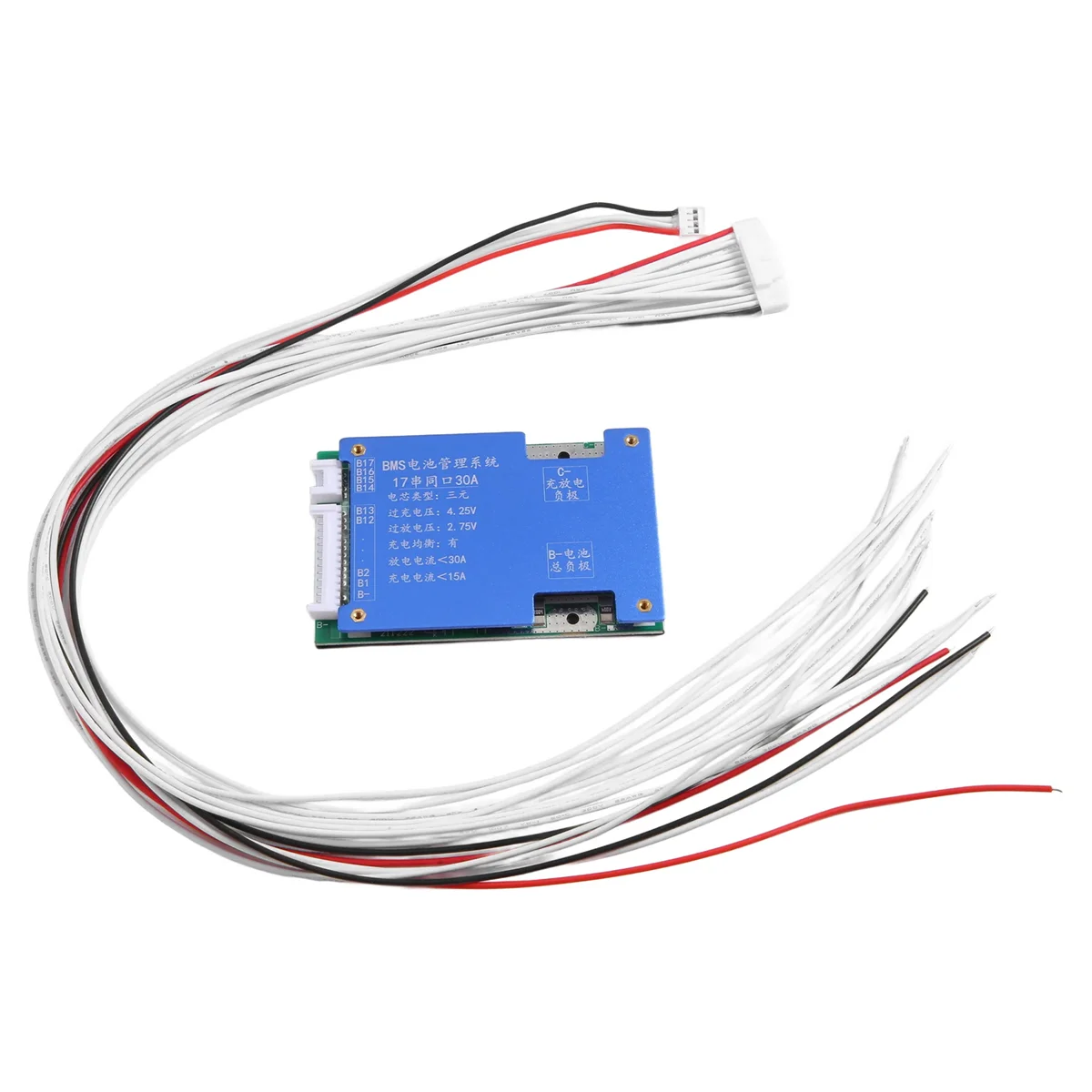

18650 Battery Bms 17S 30A 60V Li-Ion Battery Common Port Charging Pad with NTC Temperature Protection for Escooter