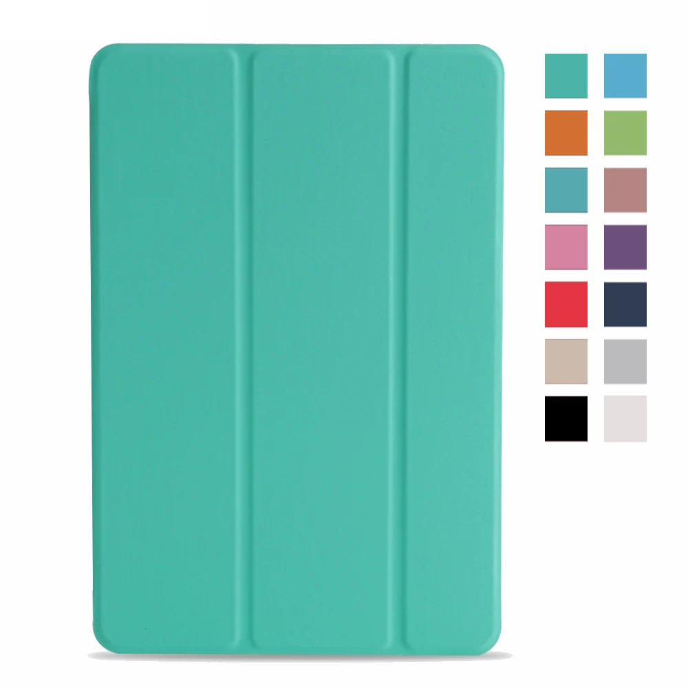 Procase Étui IPad 9.7" Compatible IPad 6/5/Air 2/Air 1 - Housse De Protection Anti-Chute Avec Rabat Magnétique Stable, Noir