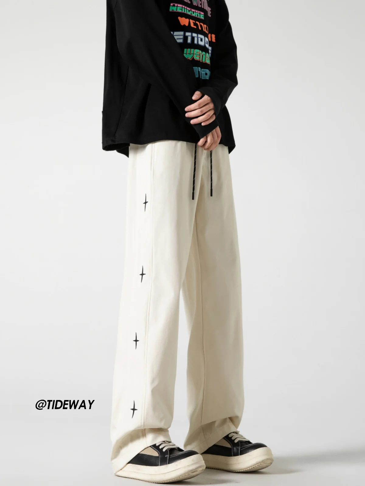 

Американские водонепроницаемые тактические брюки для мужчин, осень 2024, новая модная уличная рабочая одежда, молодежные повседневные длинные брюки