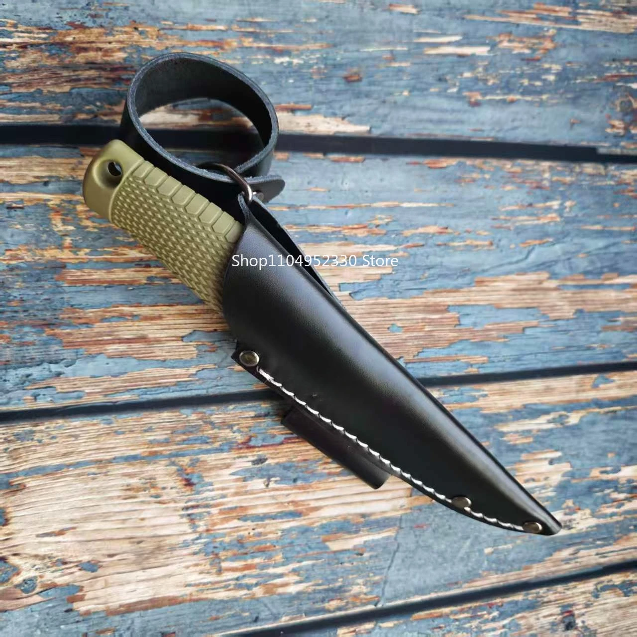 BM200 Puukko High Hardness Fixed Blade Knife with Sheath Small Pocket Outdoor Wilderness Adventure Climbing Utility Tools EDC view 2