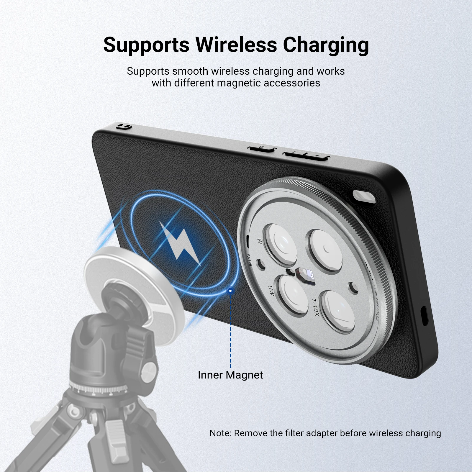  NEEWER Schutzhülle für VIVO X300 ULTRA/PRO, TPU + PC Lederhülle mit 17mm Objektivhalterungen & 67mm Filteradapter – Detail 6