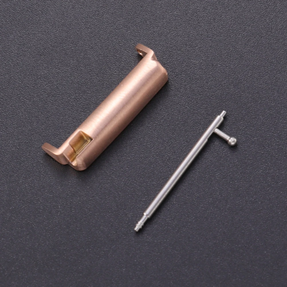 2er Set Smart Watch Bands Strap Connector Lugs Adapter Tool Golden Repair Parts