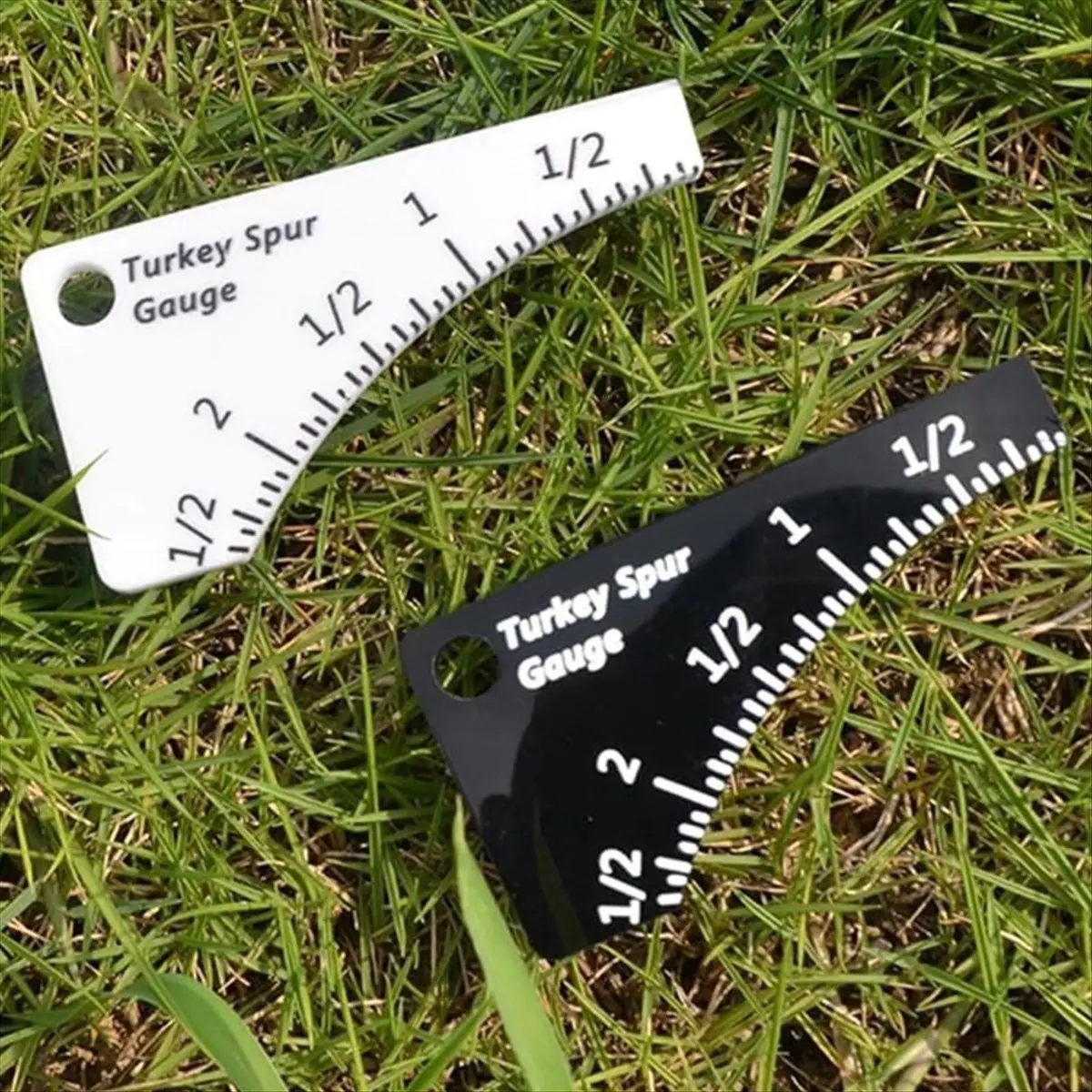 SDFC Turkey Spur Gauge , Tool for Accurate Spur Measurement Determination, Measuring for Turkey Hunters Black