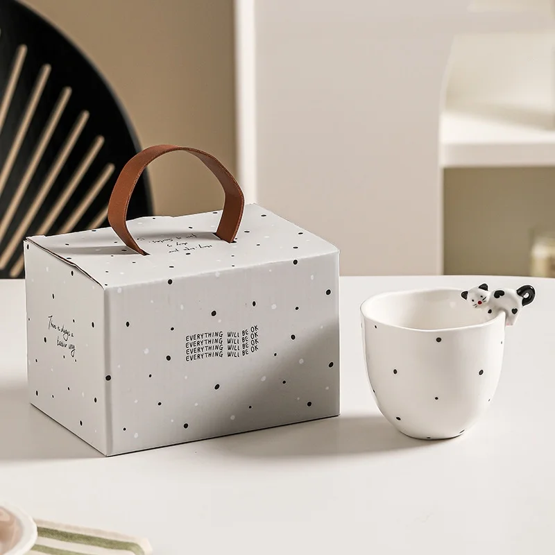 3D Cartoon Animal Ceramic Coffee Mug Porcelain Breakfast Milk Tea Cup Funny Home Drinkware Gift for Kids