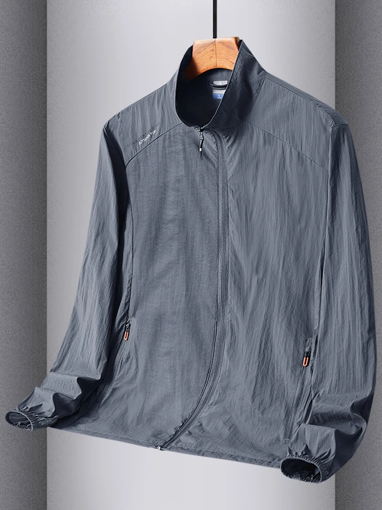 

Мужская летняя одежда для активного отдыха: легкая, дышащая, быстросохнущая, удобная, с удобным хранением, водонепроницаемая, с воротником-стойкой, защита от солнца...