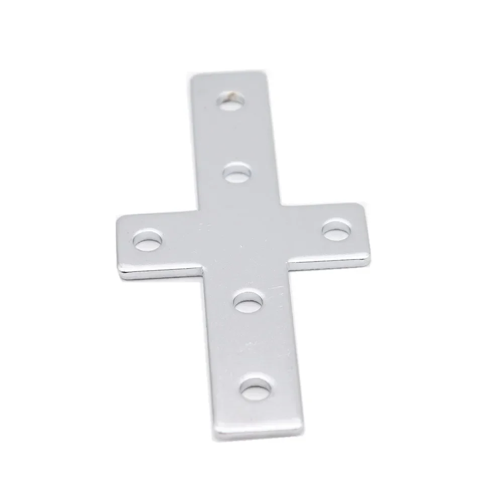 Bande de connexion d'angle pour profilé en aluminium, plaque de joint, angle rapide, 4 ou 5 trous, 2020, 3030, 4040/4545