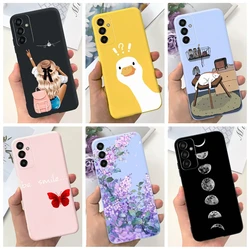For Samsung Galaxy M13 Case SM-M135F Cover New Fashion Flower Shockproof Silicone Soft Cases on Samsung M23 M33 M53 5G Protector