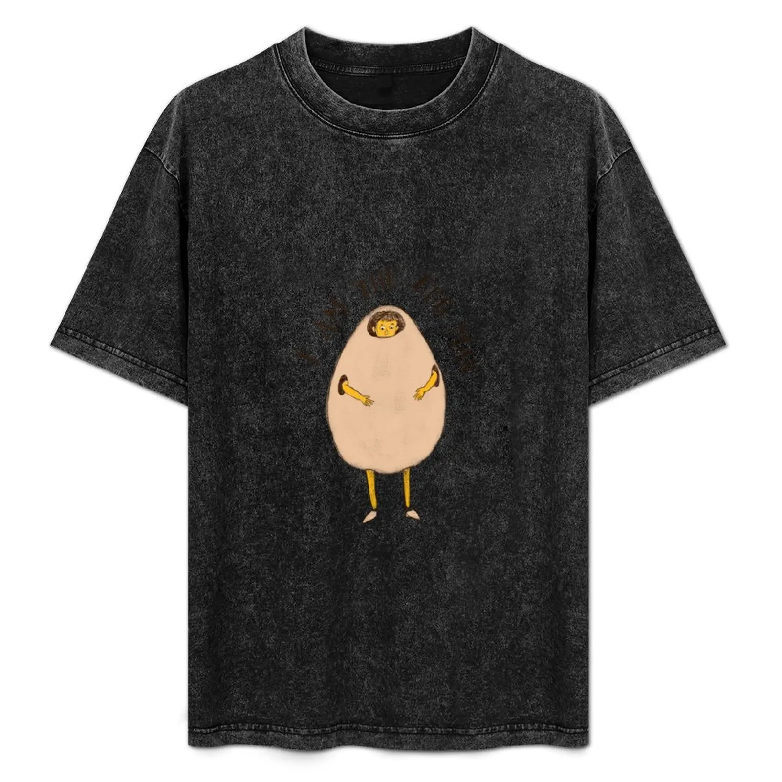 Egg man T-Shirt blue archive blacks anime figures mens designer clothes