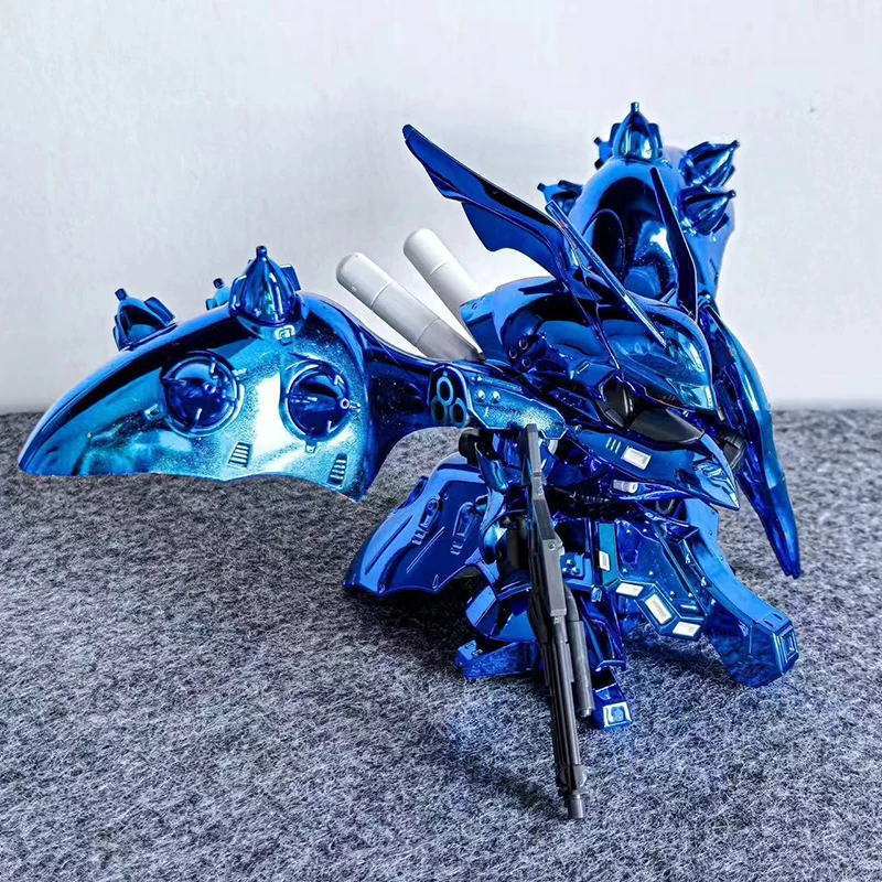 Hot 1/144 Jms Hg Sdcs Blue Electroplating Assembly Model Kit Action Figure Robot Plastic Model Collection Decorate Kits Toy Gift