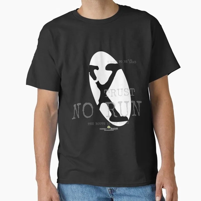 Trust No One Vintage Sci fi tv series The X Files Gift t shirt 1104 Retro Alien movie Graphic clothes All size tops S-6XL