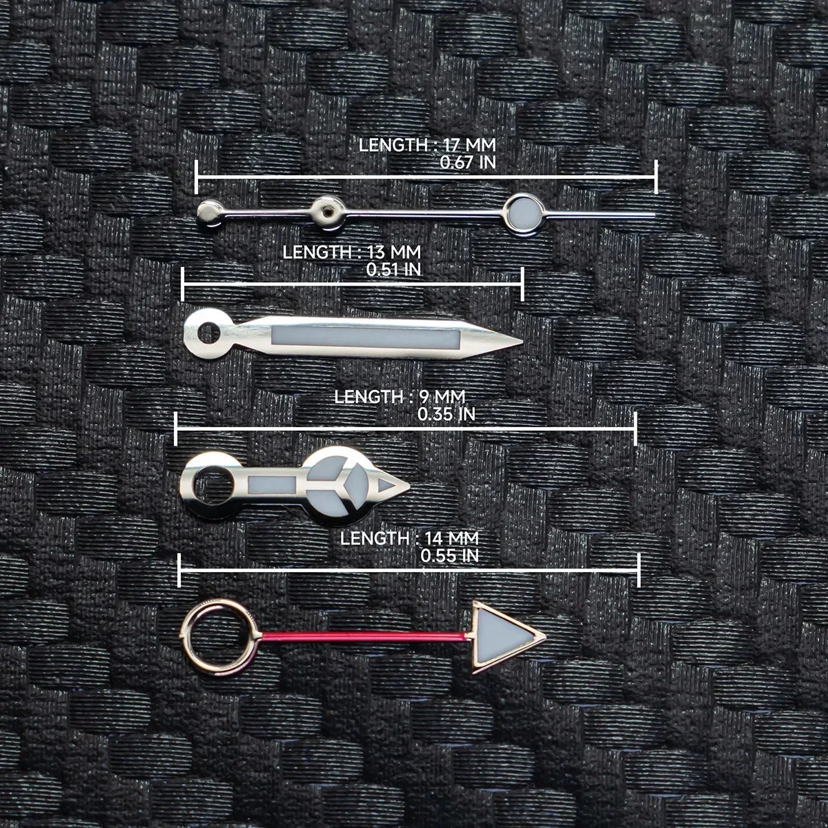 NH34 GMT ساعة يد تناسب NH34A حركة أوتوماتيكية ساعة يد رجالية ملحقات ساعة مضيئة باللون الأخضر #4
