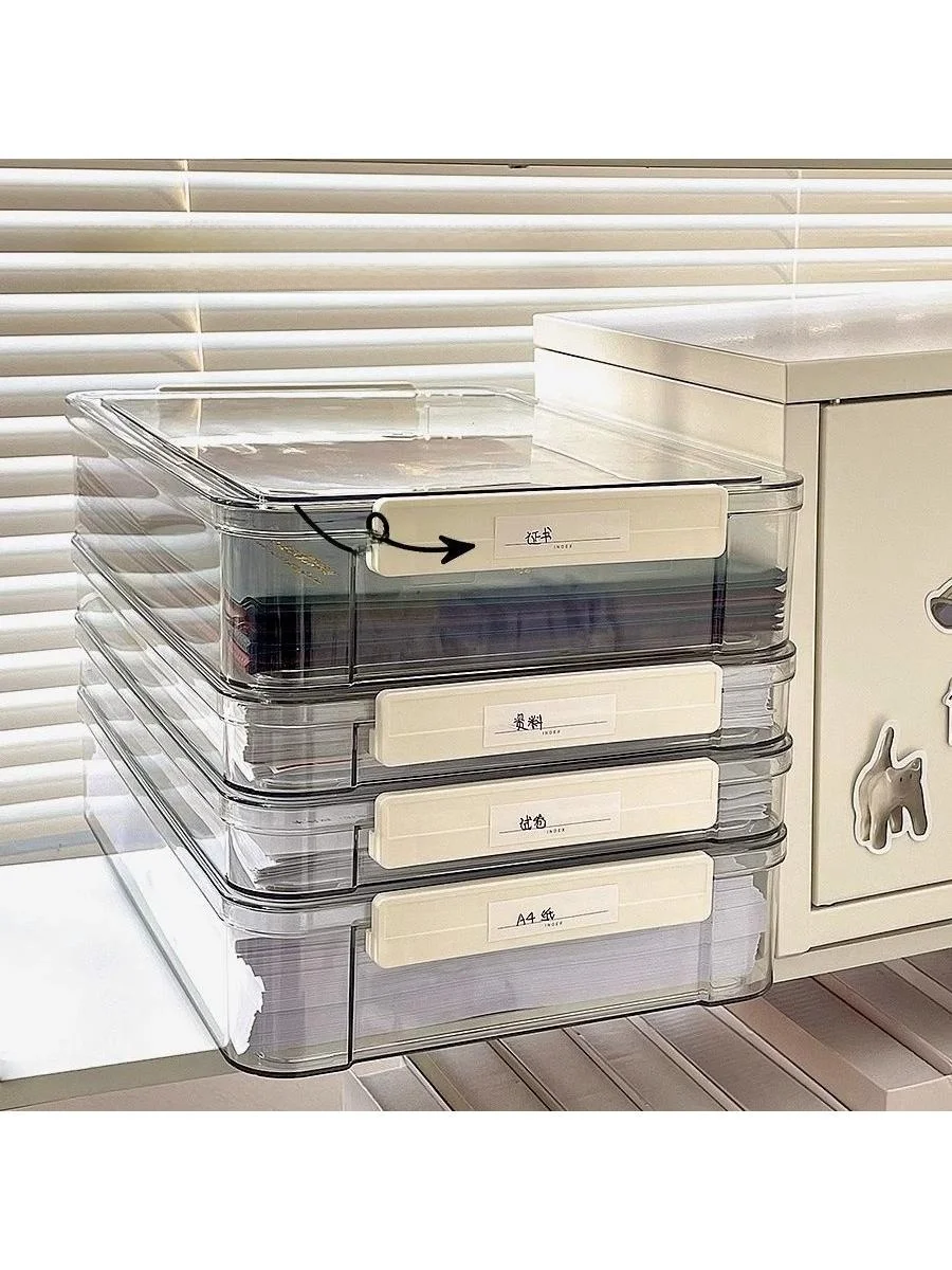 boite-de-rangement-transparente-pour-documents-domestiques-dossier-a4-boite-d'archives-pour-papiers-importants-passeports-et-papiers-d'examen