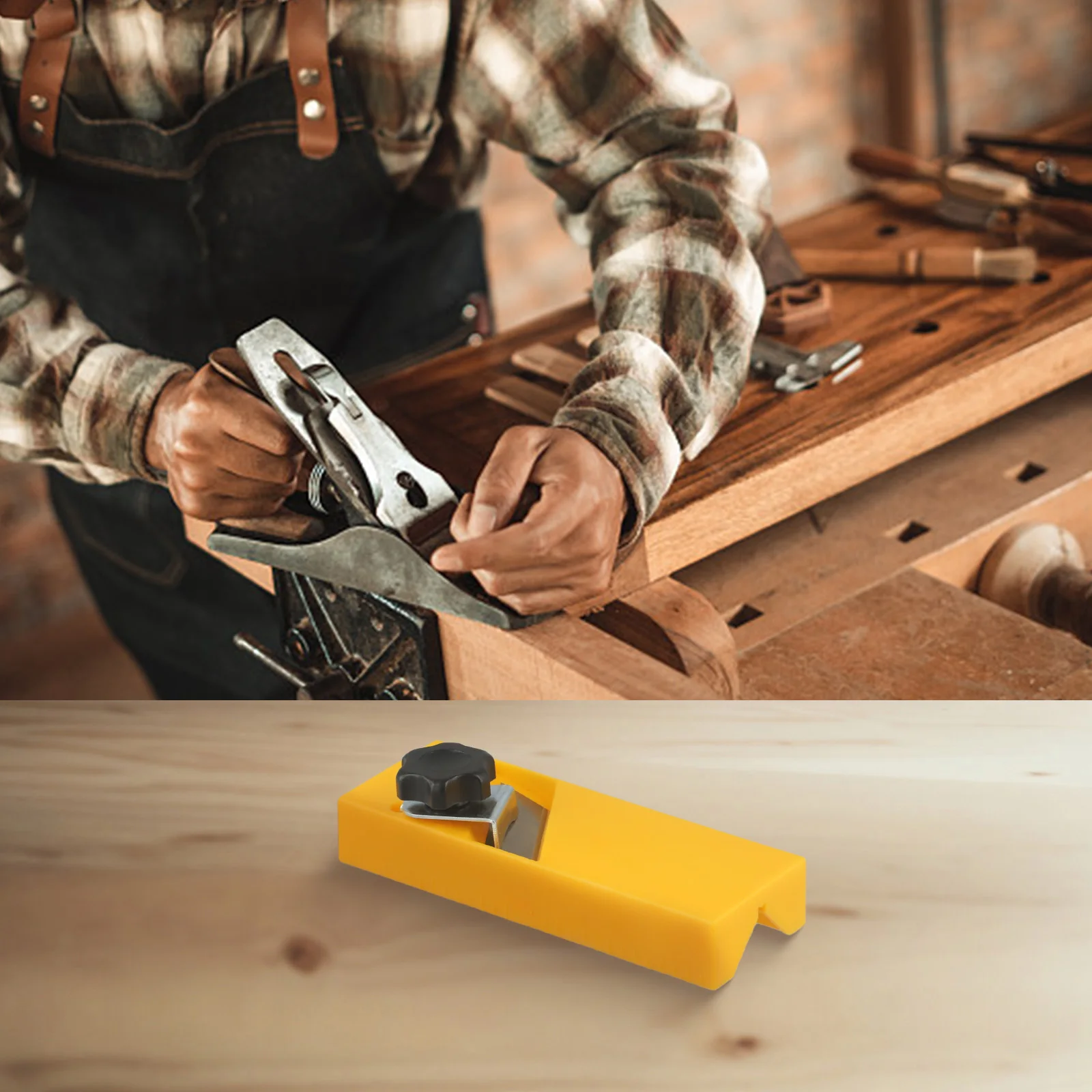 Practical Handheld Wood Planer Angle Trimmer Trimmer 147*54MM ABS Engineering Plastic Double Slot And Single Slot