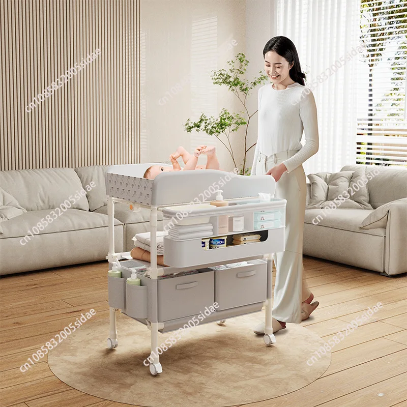 Diaper table Baby care table Portable multi-function foldable bath Baby bed changing diaper touch table