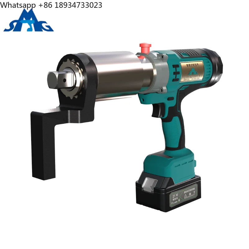 Electric 21V Lithium Battery Industrial/DIY Torque Wrench with Brushless Motor 400-3000 N.m 1-inch Drive