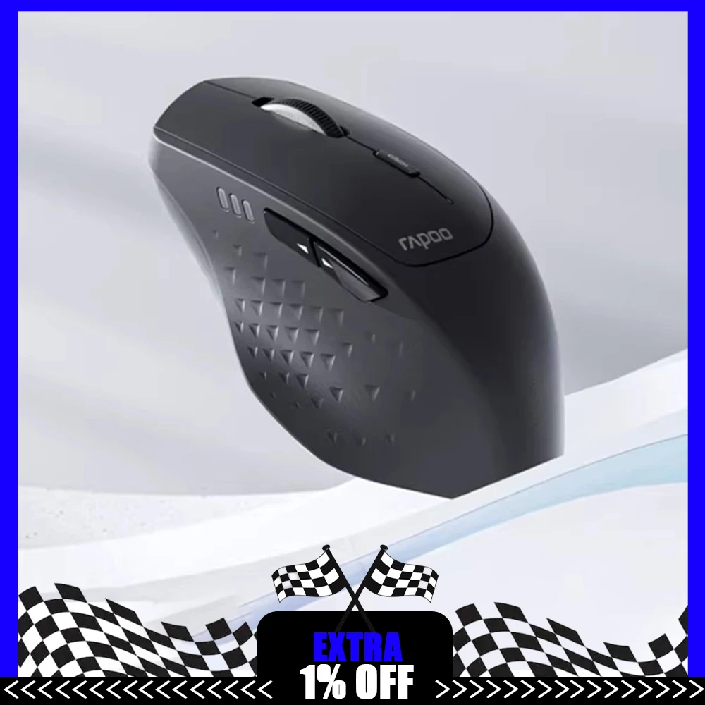 

Беспроводная мышь Rapoo MT550 Protophase 3220 для офиса, высокопроизводительная, 500 мАч, с ускорением 10G, 4000 DPI, 30 IPS, аксессуары для ПК
