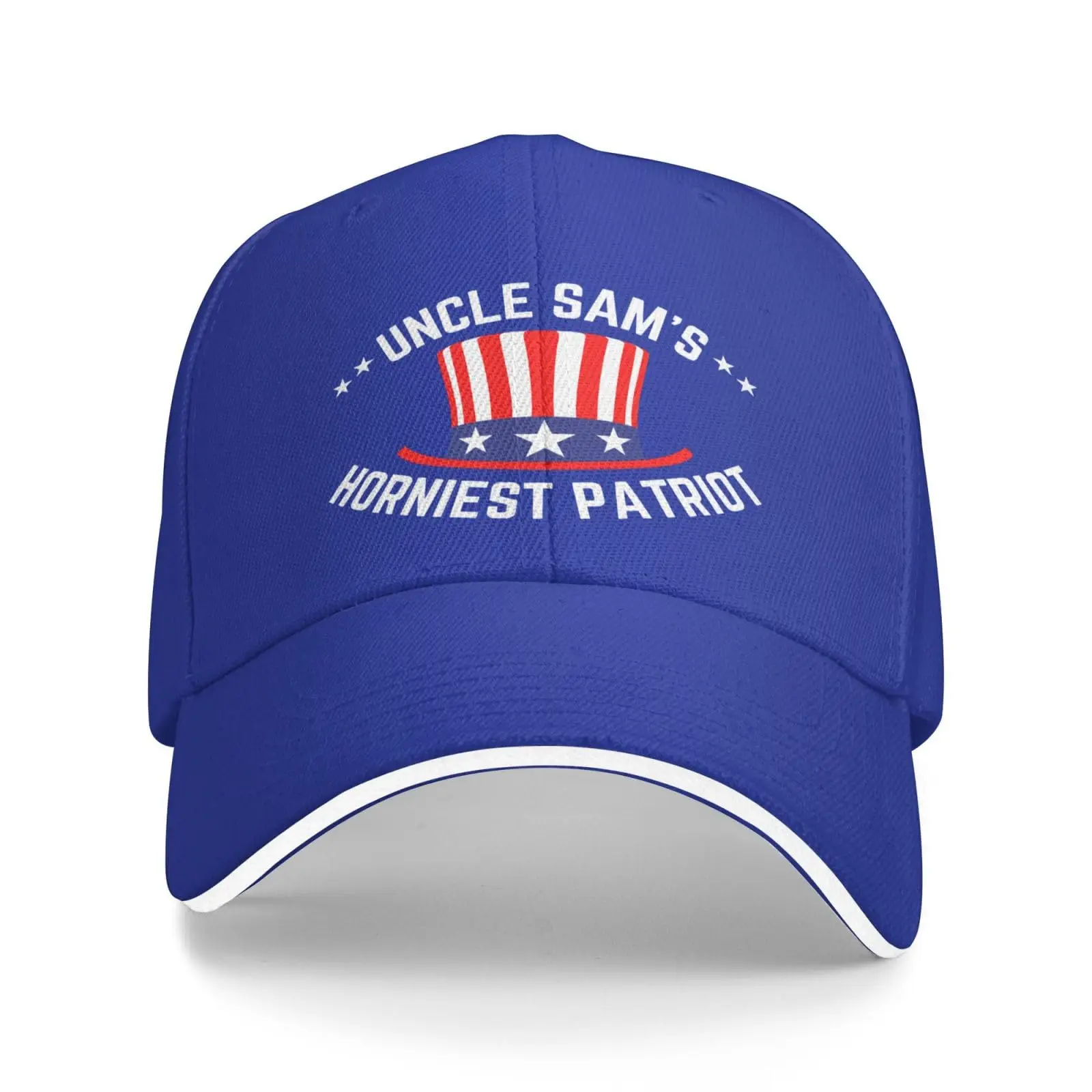 Uncle Sam'S Horniest Patriot Hat 4th of July Party American Flag Independence Day Caps Baseball Cap Trucker Hats