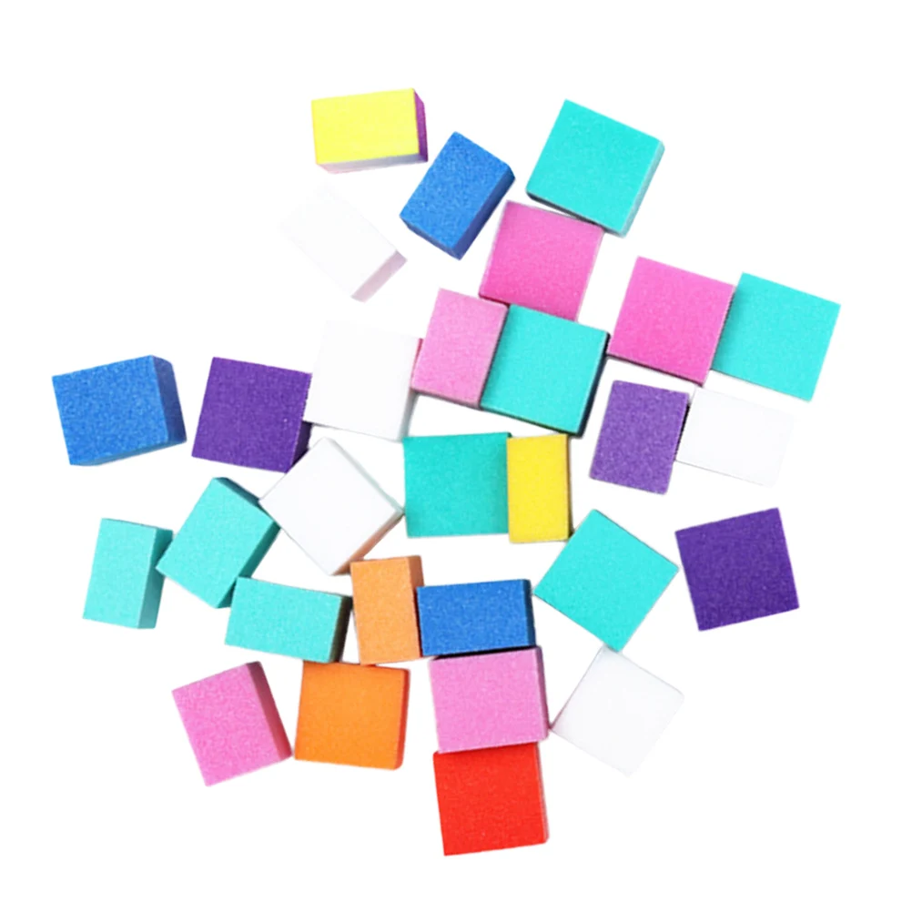 ชุดตะไบฟองน้ำสำหรับทำเล็บมือและเล็บเท้า ช่วยให้เล็บเงางามและเรียบเนียน บล็อกขัดเล็บอย่างอ่อนโยนสำหรับการใช้งาน น้ำยาขัดเงาเล็บ