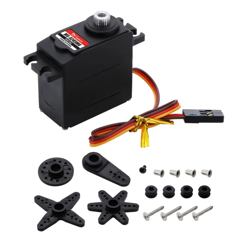 MEU Servo MS-5245MG 24KG Metal Gear Core Servo Motor Digital para Peças RC para RC Drift Car Robot e Avião