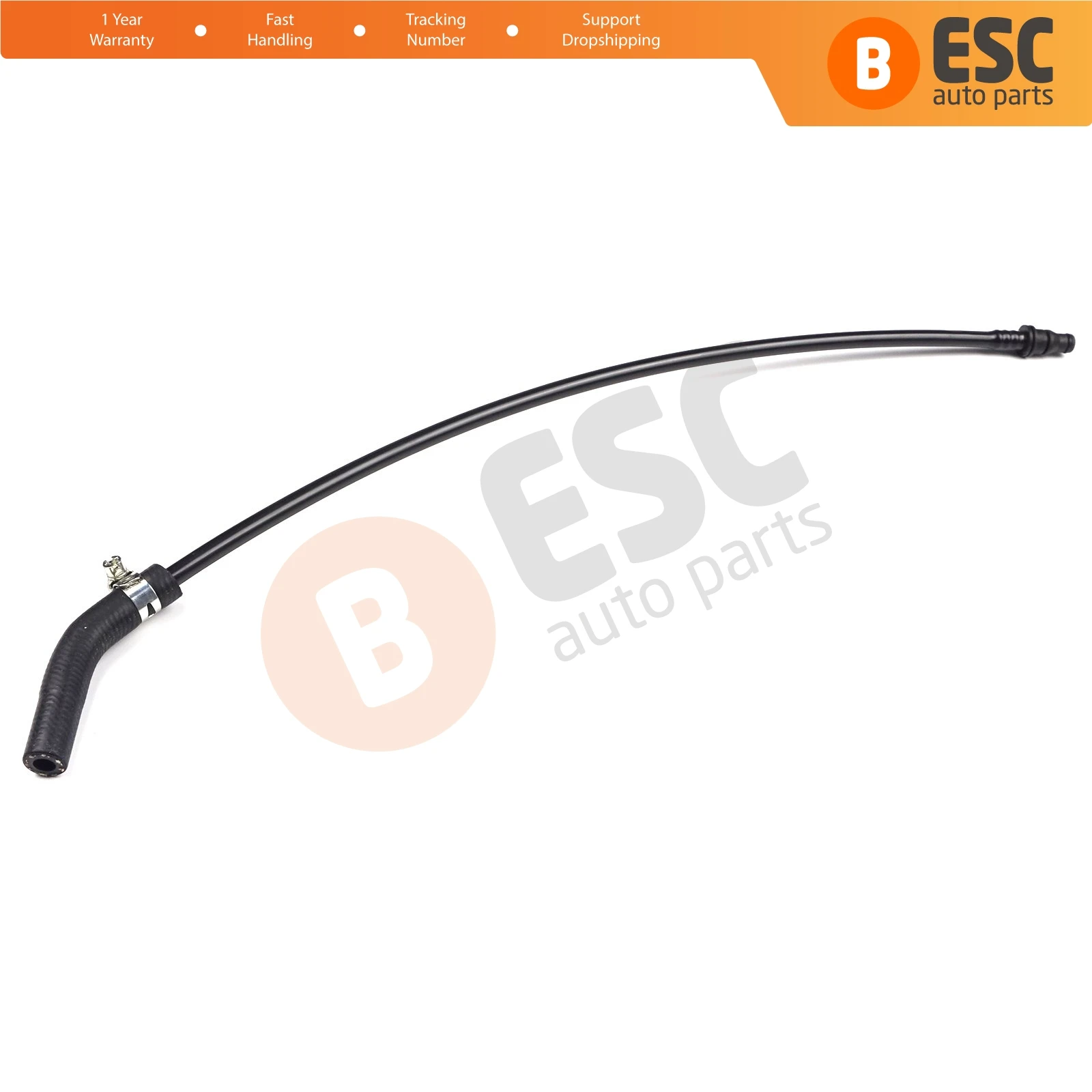 EHC665 Engine Coolant Overflow Hose Vent Tube Breather Pipe 2115011525 for Mercedes E Class W211 E320 E280 OM648 Engine 3.2 D