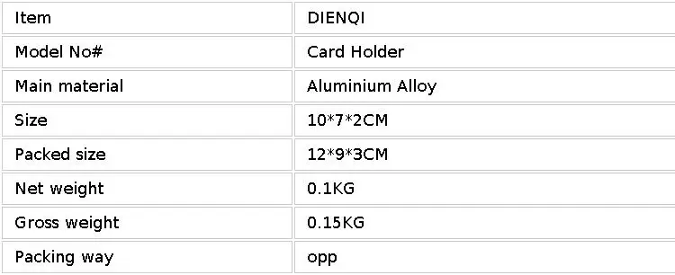 Rfid Blocking Credit Card Holder Men Wallet Luxury Pop Up Slim Thin Minimalist Wallet Bank Cardholder Case Black Vallet for Men
