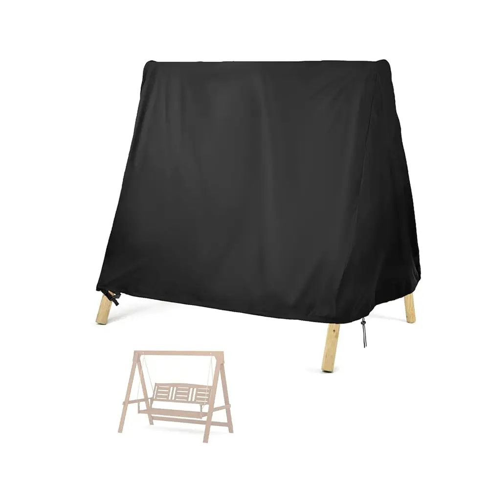 

Outdoor Swing Cover For A Frame Patio, Porch Furniture, Glider Hammo - Waterproof - 66"" L X 48.8"" W X 66"" H