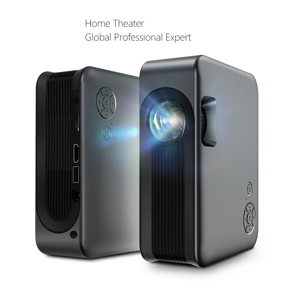 To MINI Projector A30C Pro Smart TV Box Home Theater Projectors Cinema Mirror Phone LED Video Projector for Home 4k Video