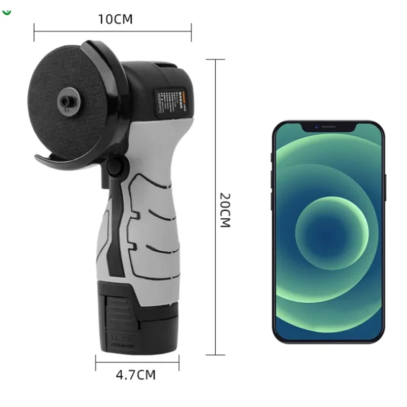 Mesin Penggiling Sudut Sikat Mini 16.8V Mesin Penggiling Listrik Kecil Rumah Tangga Multifungsi Mesin Pemotong Mikro Lithium