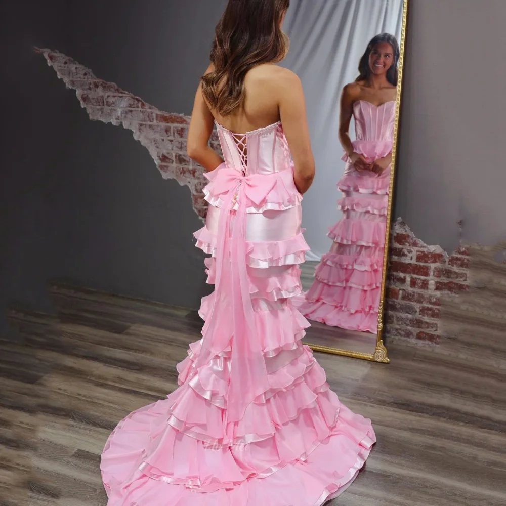 Casual Customized Party Gowns Halter A Line Prom Dresses Chiffon Simple Elegant Evening Dress فساتين سهرة