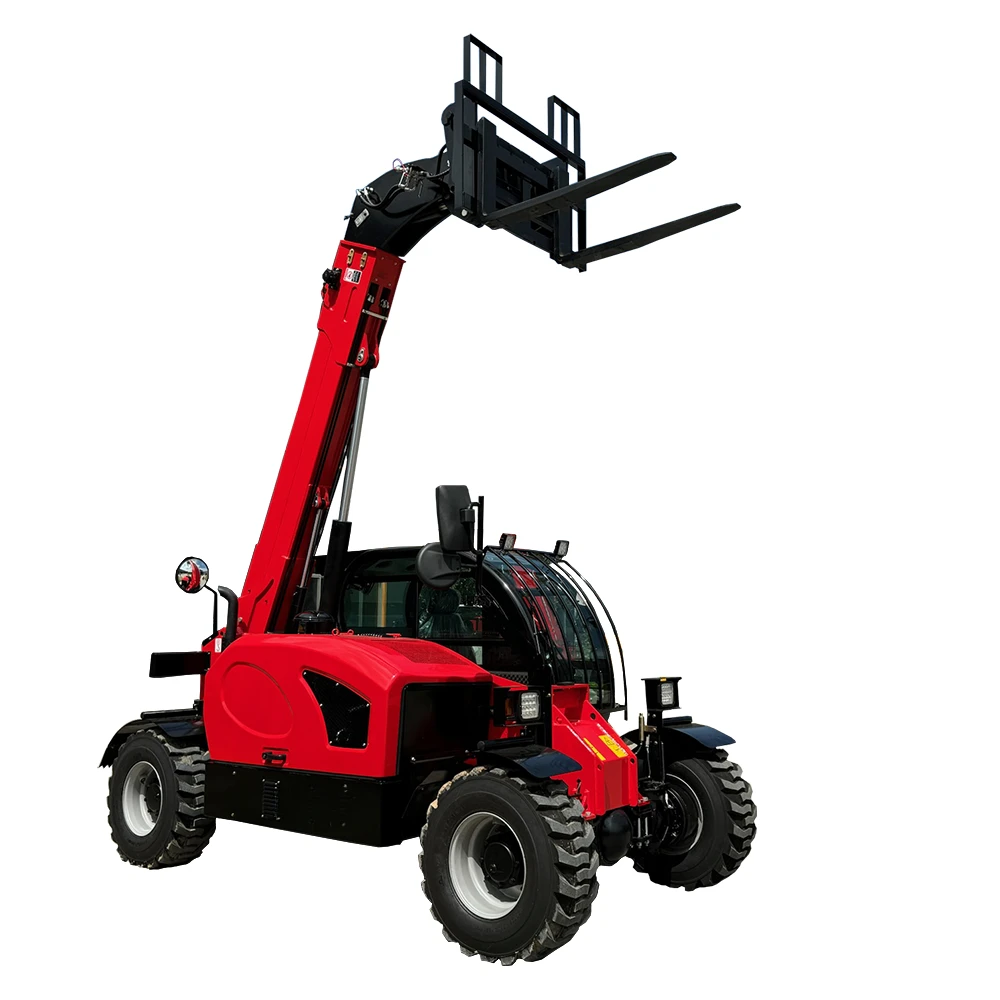 

6m Telehandler Hydraulic Loader 2.8t Side Boom Telescopic Forklift Wheel Loader Telehandlers for Construction Factory