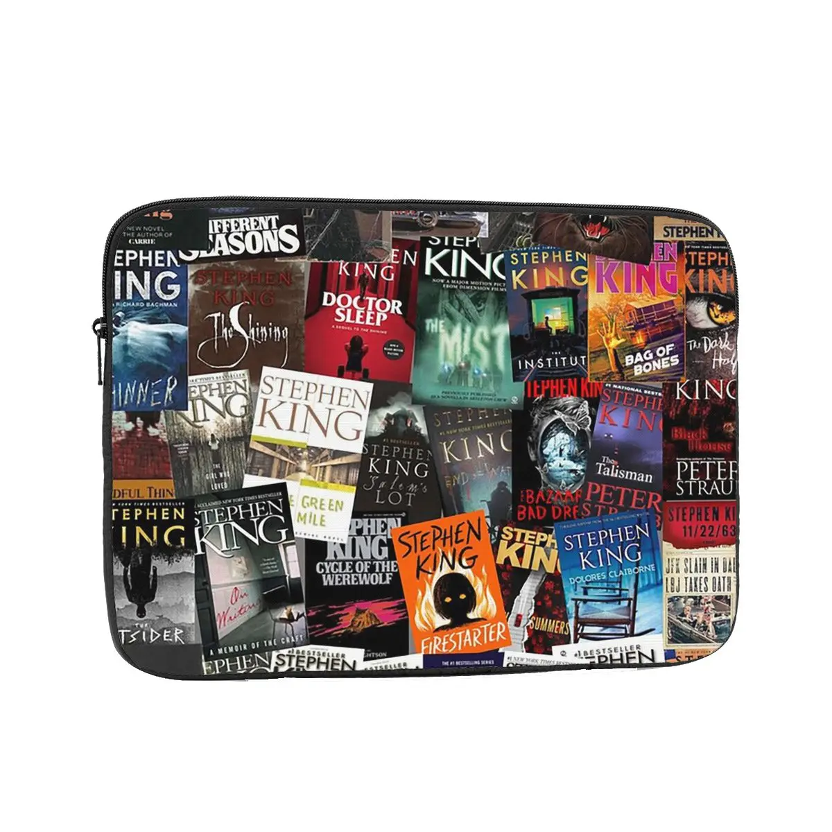 Stephen King Book Covers, Horror Bookworm Notebook Laptop Bag 10 12 13 15 17 Inch For Macbook Air Pro Tablet Shockproof Case Bag