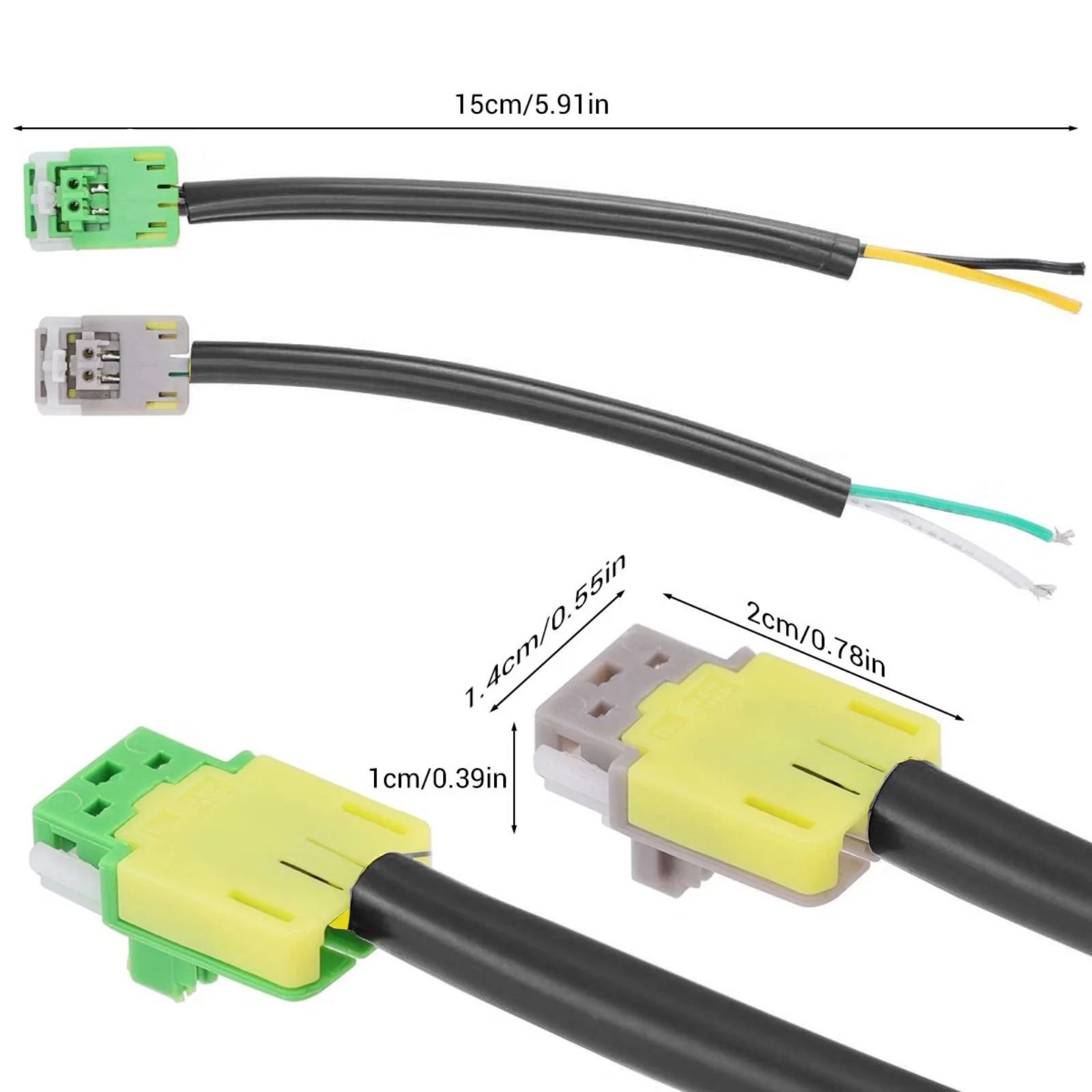 2 Pair For Honda 77900TBAA11 Vehicle Driver Plug Connector For Honda Accord Civic Pilot HRV Car Auto Accessories Replacement