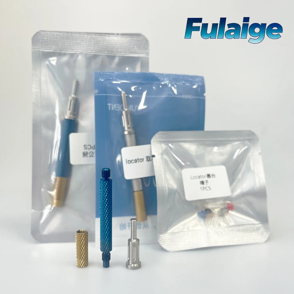 Implant Retention Caps Dental Removable Insertion Extraction Universal Locator Core Tool Abutment Overdenture Attachment Kit.