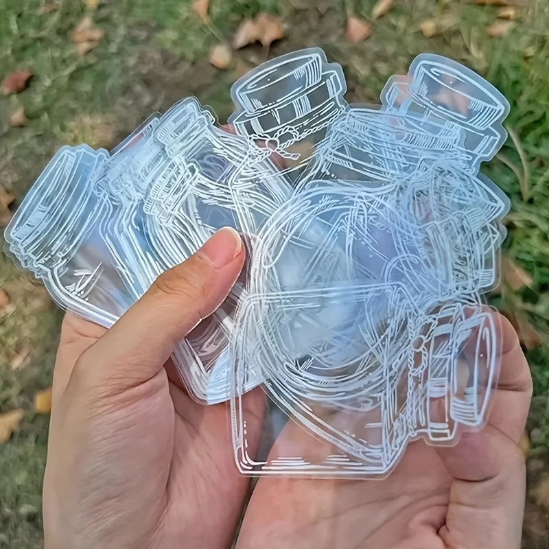 20pcs Random Style Bottle Shaped Stickers Waterproof Vinyl Stickers For Laptop Guitar Fridge Skateboard Scrapbook Hand Account