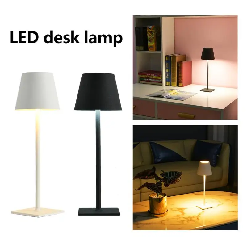 

Rechargeable Stepless Dimming Desk lamp 4000mAh Portable LED Desk Lamp for Restaurant Bedroom Bars Home Patio Outdoor