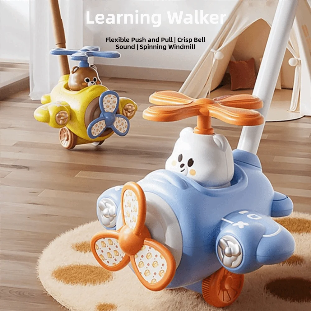 

Gifts Detachable Interactive Baby Walker New Hand Push Toddler Walking Toys Bell Toddler Stroller Toddler Walking
