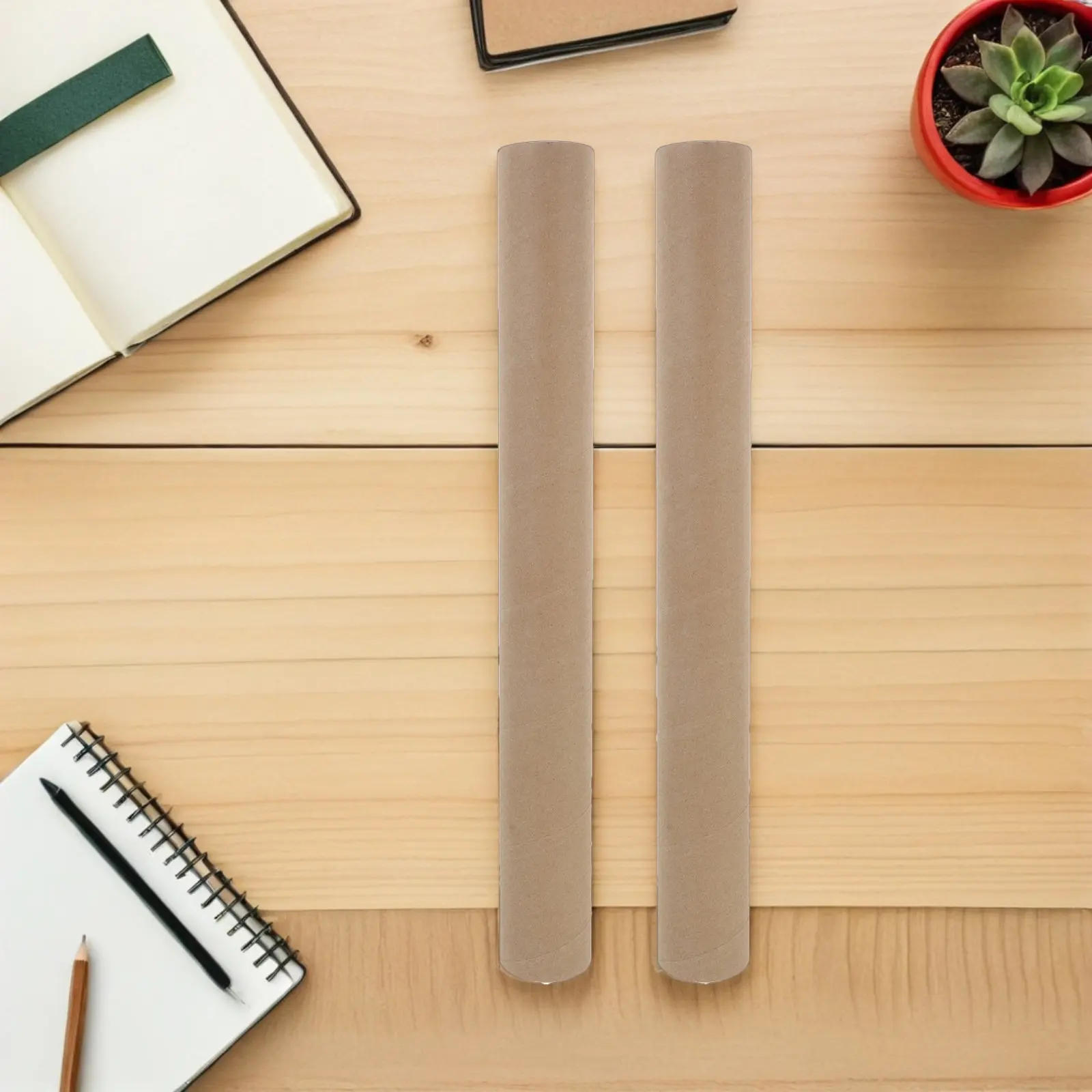 10Pcs Sturdy Cardboard Cylinder Tubes Easy Assembly Storage for Artwork Maps Blueprints Mailing Protection Tube Mailers