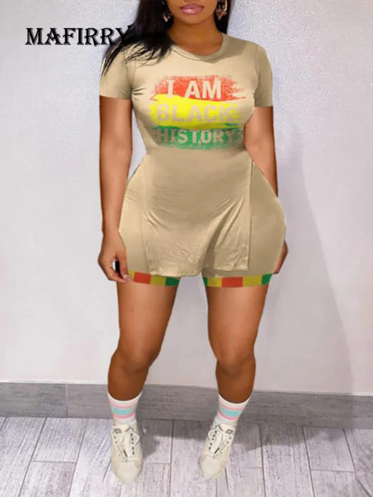 

Female Suit Casual Blouses Two Piece Set Women Summer High Waist Shorts Print Outfits Streetwear Homewear Slim Shorts 2022 Suit