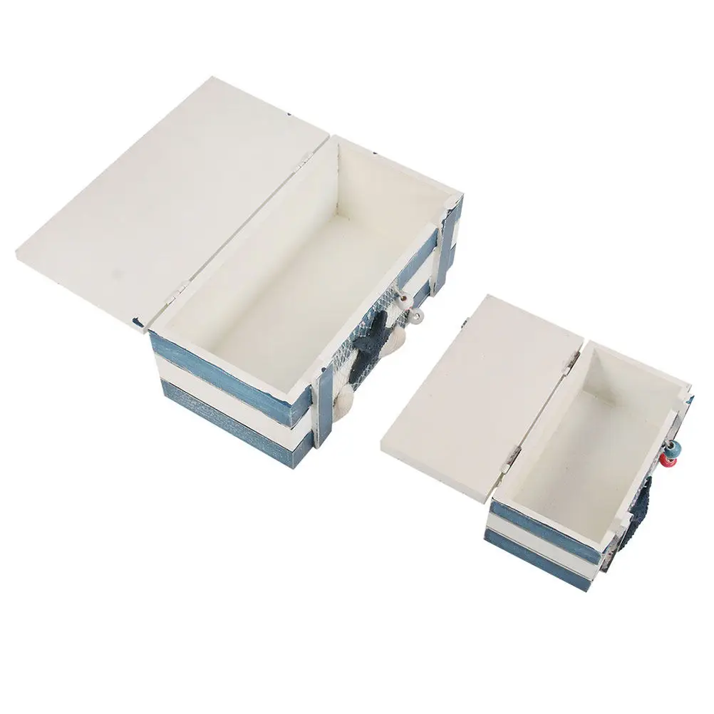 

2 шт. деревянные шкатулки для хранения украшений, органайзеры для серег, колец, ожерелий, браслетов, подарок для женщин и девушек на День святого Валентина, День матери