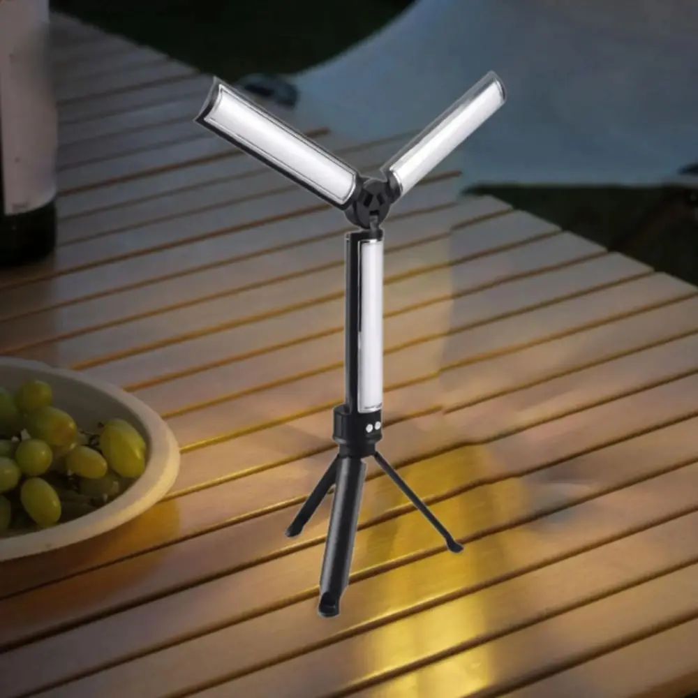 162 LED LED Emergency Floodlight Rechargeable 15 Modes Folding Work Lamp 2850mAh 3 Colors Dimming Camping Torch Portable Outdoor