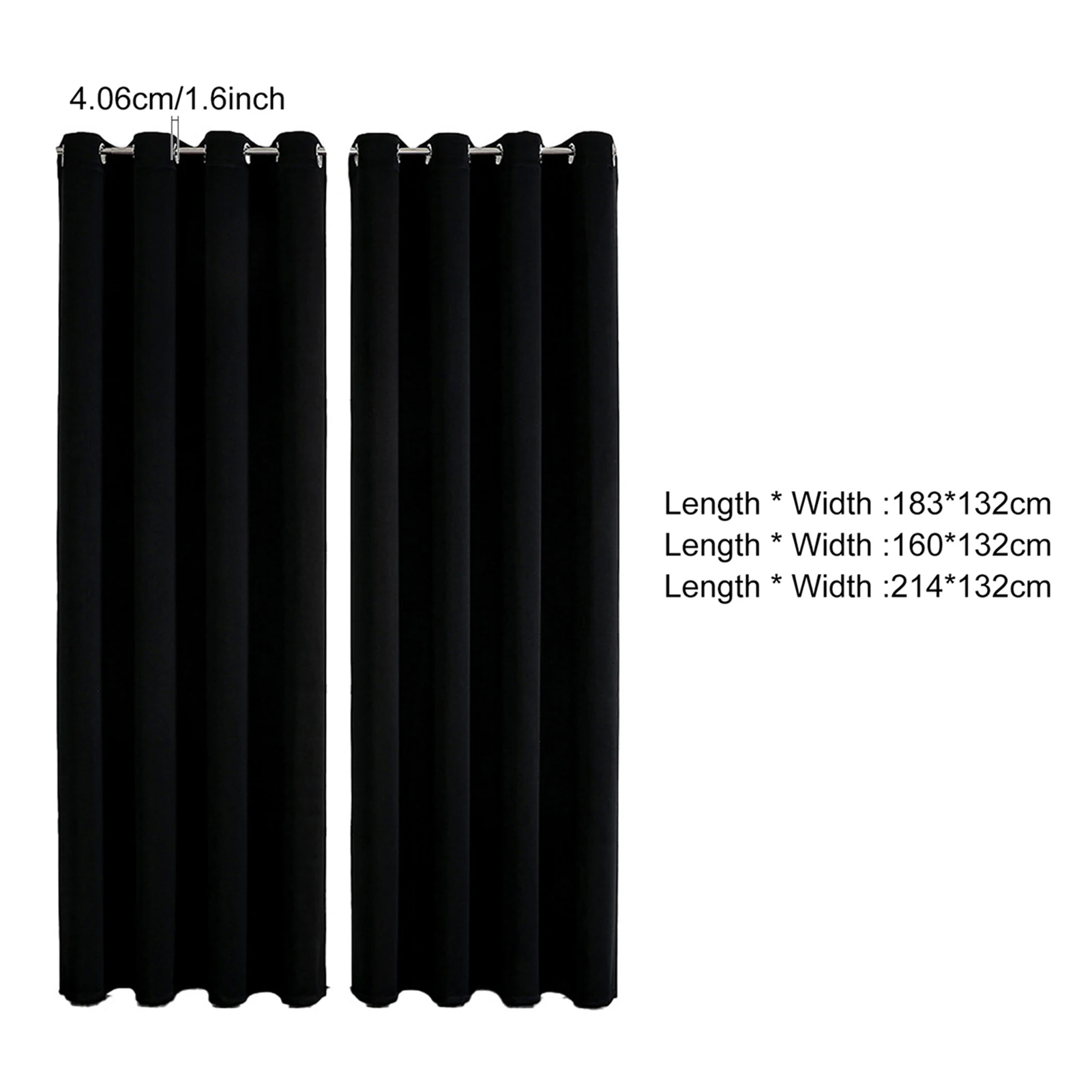 

Livingroom 2 Pcs Panel Moder Curtains Dark Color For High Shaing Curtain For Blackout Bedroom Curtain Thick Blinds Drapes Door