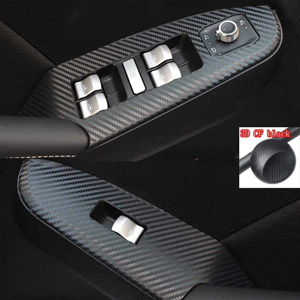 For Haval Jolion 2021-2024 Interior Central Control Panel Door Handle 3D/5D Carbon Fiber Stickers Decals Car styling Accessorie