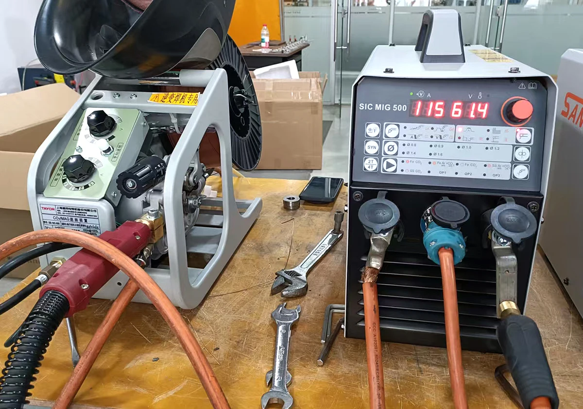 TLF SANYU  100%  CYCLE 100HZ  Silicon Carbide CO2  Shielded Arc Welder MIG MMA WELDING MACHINE