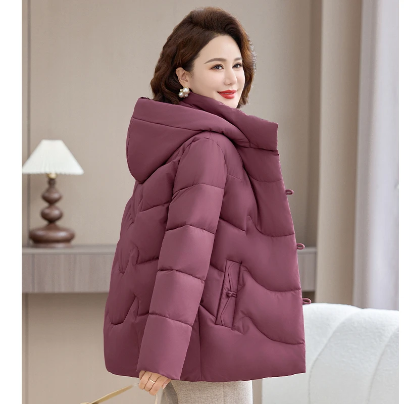 New Women Winter Down cotton Coat Winter Hooded Coat Female Slim Winter jacket for Women Warm Parkas