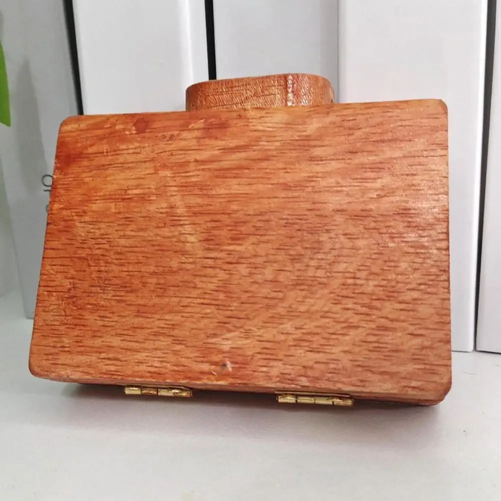 Wooden Stone Display Box Durable Wooden Gemstone Organizer Wooden Gemstone Display Case Suitcase Multi-grid Stone for Small